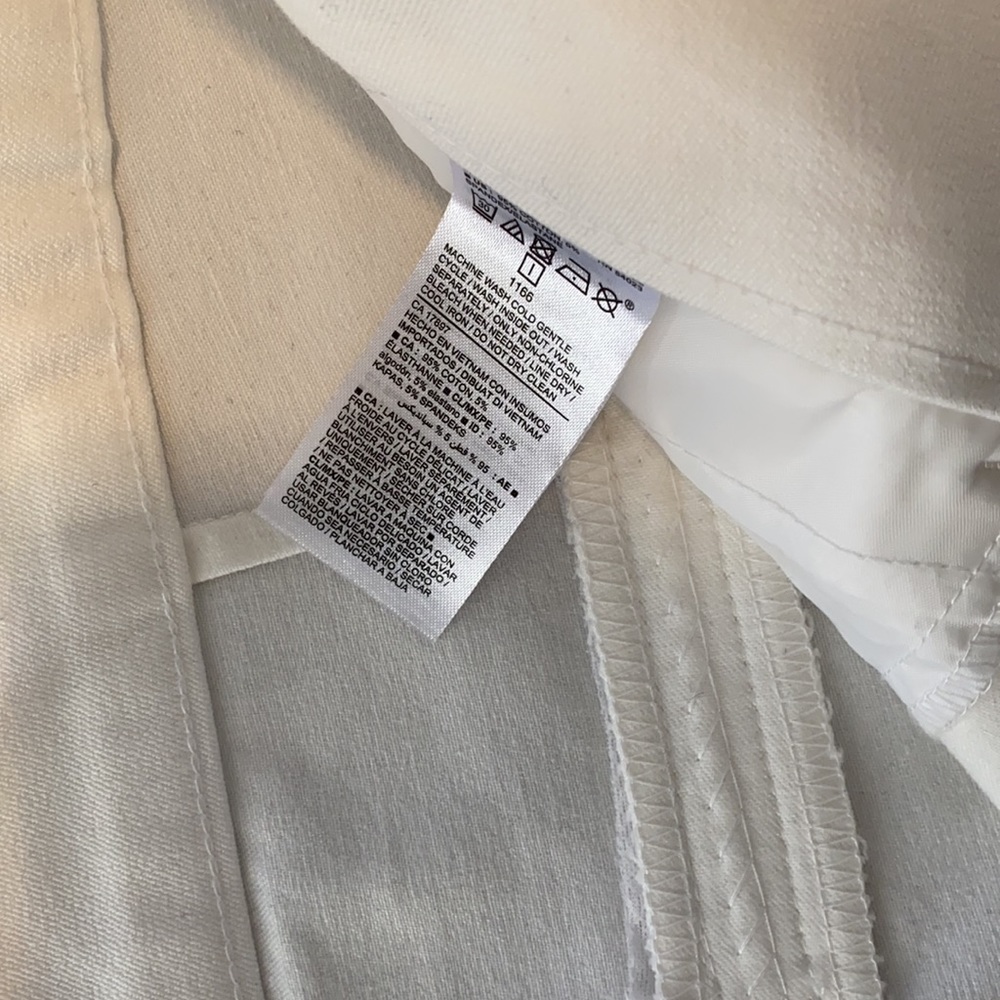 Old Navy Off White Pixie Ankle Pants - image 3